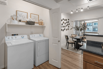Washer/dryer included